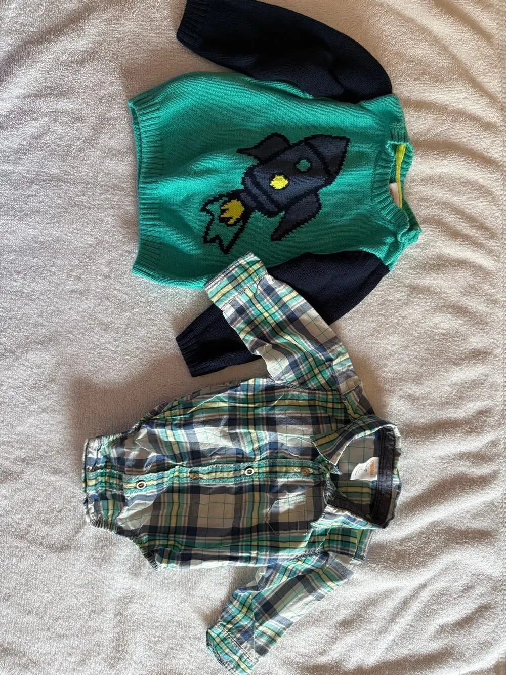 Gymboree Rocket Shirt and Sweater Set